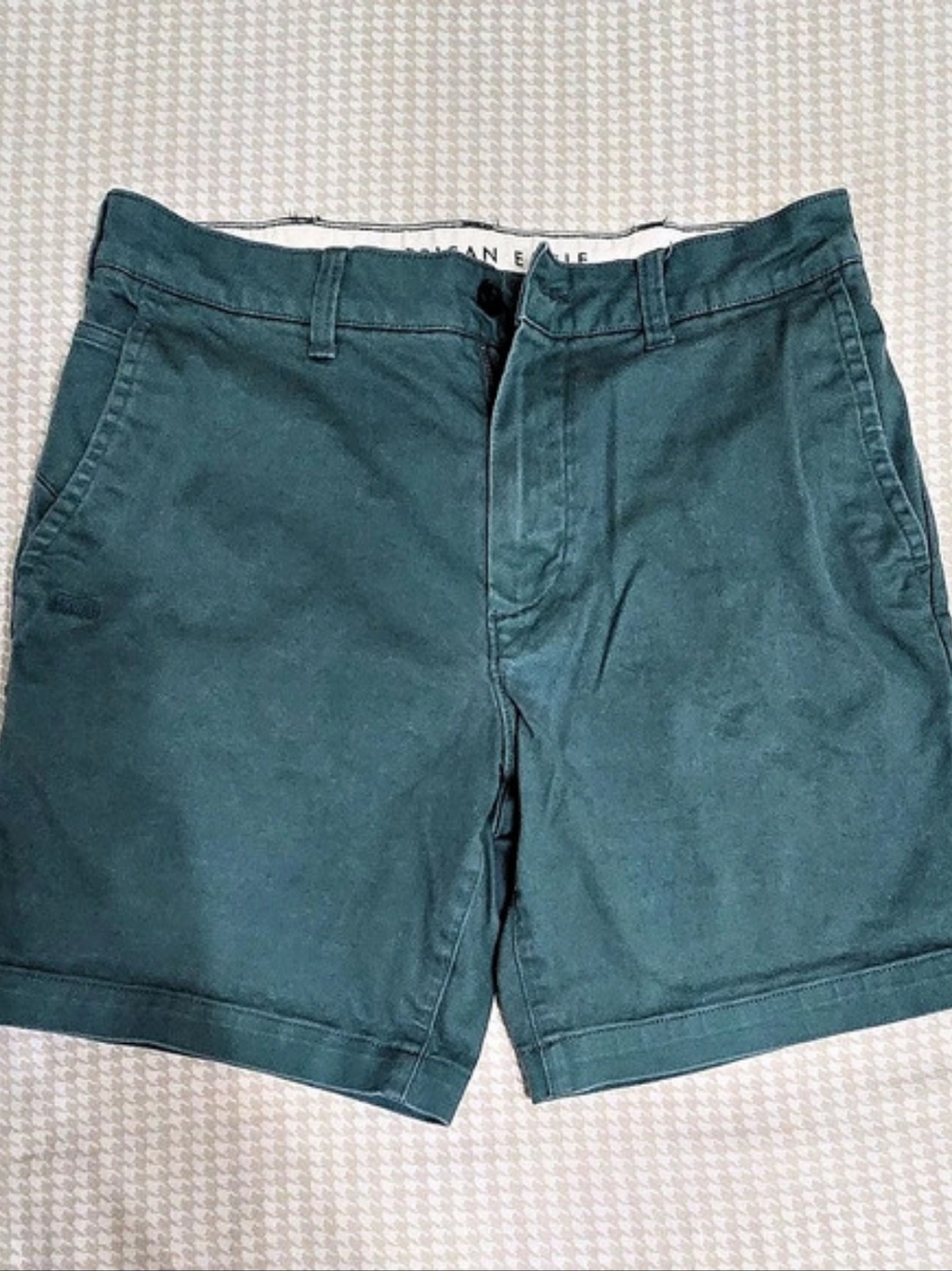 American Eagle Slim Fit Workwear Shorts Cargo Shorts Green Waist 31